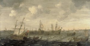 オランダの帆船ニシン艦隊