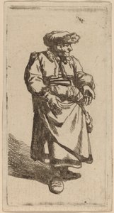 立っている老婆 作： Cornelis Pietersz Bega