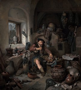 錬金術師 作： Cornelis Pietersz Bega