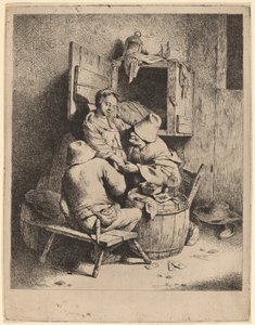 若い宿屋の浮気 作： Cornelis Pietersz Bega