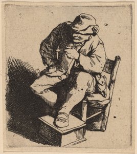 スモーカー 作： Cornelis Pietersz Bega