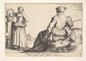 職業の喜び。 作： Cornelis Bloemaert