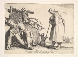 職業の喜び。 作： Cornelis Bloemaert