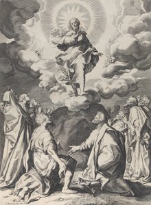 アセンション、約。 1593年。 作： Cornelis Bloemaert