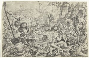 毒蛇疫病と青銅の蛇 作： Cornelis Bos