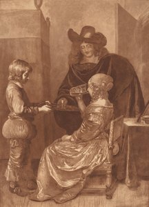 1779 年、1781 年に公開されたページを持つキャバリアとレディ。 作： Cornelis Brouwer
