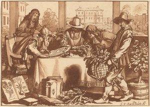 園芸家、1780 年、1787 年に出版。 作： Cornelis Brouwer