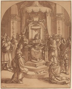 ソロモンの審判、1782 年。 作： Cornelis Brouwer