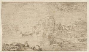 リバービュー 作： Cornelis Claesz van Wieringen (attributed to)