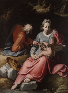 聖家族 作： Cornelis Cornelisz. van Haarlem