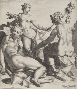 三つの運命、約。 1589年