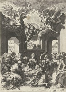 羊飼いの礼拝 作： Cornelis Cort