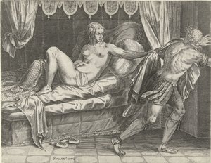 ヨセフとポティファルの妻 作： Cornelis Cort