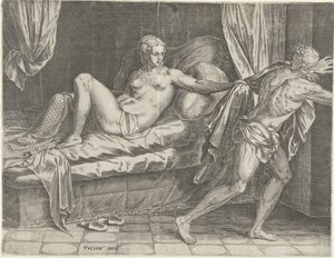 ヨセフとポティファルの妻 作： Cornelis Cort