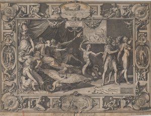 アペレスの中傷、1602年。 作： Cornelis Cort