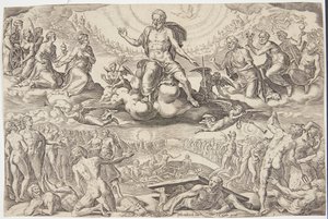 最後の審判 作： Cornelis Cort
