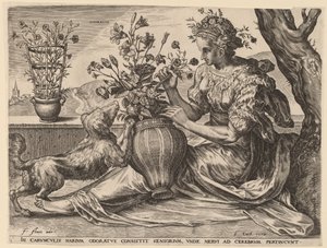 臭い 作： Cornelis Cort after Frans Floris I