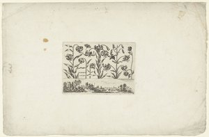 風景の上の花の列 花と風景（連載タイトル） 作： Cornelis Danckerts (I)