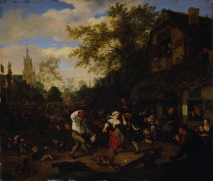 ケルメス、1697年。 作： Cornelis Dusart
