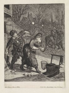 3月 作： Cornelis Dusart
