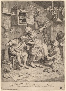 陽気な靴屋 作： Cornelis Dusart