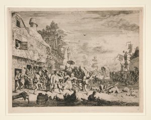 ザ・ヴィレッジ・フェア 作： Cornelis Dusart