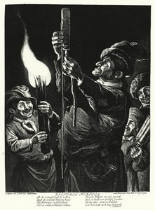 イングランドのウィリアム3世によるナミュール攻略に喜びを表す民衆 作： Cornelis Dusart