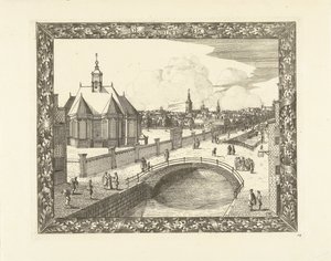 ハーグの新教会の眺め The New Kerck (オブジェクトのタイトル) 作： Cornelis Elandts