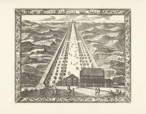 スヘフェニンゲン ゼーストラート (Scheveningseweg) の眺め Schevelingse Zeestraat (オブジェクトのタイトル) 作： Cornelis Elandts