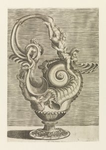 ハンドル付きのEwer 作： Cornelis Floris Ii