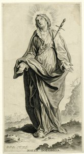 マリア・イン・ザ・マーター・ドロローサ 作： Cornelis Galle (II)