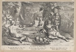 人類の罪深さ、16世紀後半から17世紀初頭。 作： Cornelis Galle I