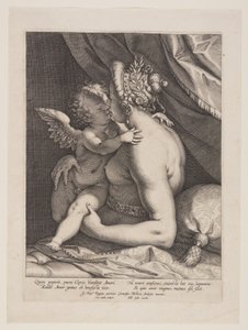 ヴィーナスとキューピッド 作： Cornelis Galle I