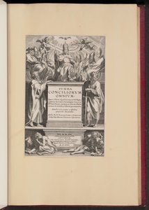F. Longo a Coriolano の「Svmma Conciliorvm Omnivm」のタイトル ページ 作： Cornelis Galle I after Sir Peter Paul Rubens
