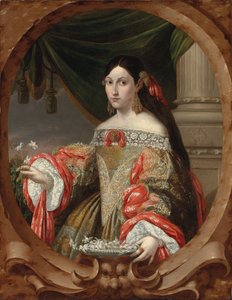 女性の肖像、1682