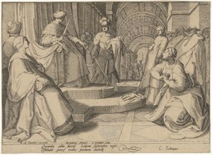 ソロモンの裁き 作： Cornelis Jacobsz. Drebbel