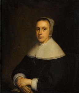 エリザベート フェルヴォーンの肖像 (1617-57) Elisabeth Vervoorn (1617-73) の肖像、Johan van Someren の妻 作： Cornelis Jonson van Ceulen (I)