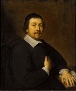 ヨハン・ヴァン・ソメレンの肖像 (1622-76) ヨハン・ヴァン・ソメレン (1622-76)。 ナイメーヘン大年金 作： Cornelis Jonson van Ceulen (I)