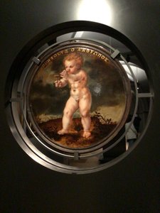 泡を吹くプットとアダム・ヴァチェンドルフの肖像