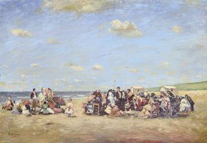 オン・ザ・ビーチ（オイル・オン・ボード） 作： Cornelis Koppenol