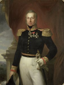 オランダ領東インド総督、ドミニク・ジャック・デ・エーレンスの肖像 作： Cornelis Kruseman (copy after)