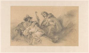 安息の同胞 作： Cornelis Kruseman