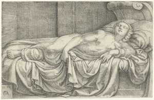 クレオパトラの死 作： Cornelis Massijs