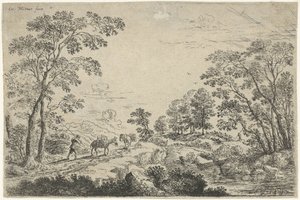 ラバ ドライバーのいる風景 作： Cornelis Matthieu