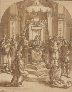 ソロモンの裁き 作： Cornelis Ploos van Amstel (signed by artist)
