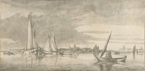 リバービュー 作： Cornelis Ploos van Amstel (signed by artist)