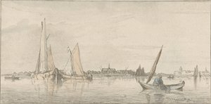 リバービュー 作： Cornelis Ploos van Amstel (signed by artist)