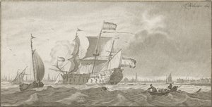 IJ の軍艦 作： Cornelis Ploos van Amstel