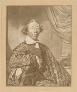 座っている男の肖像 作： Cornelis Ploos van Amstel