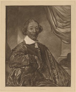 座っている男の肖像 作： Cornelis Ploos van Amstel